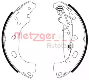 Комплект тормозных колодок METZGER купить